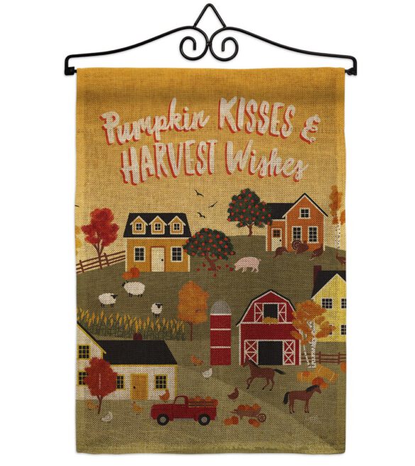 Harvest Village - Harvest & Autumn Fall Vertical Impressions Decorative Flags HG113098 Made In USA - Image 13