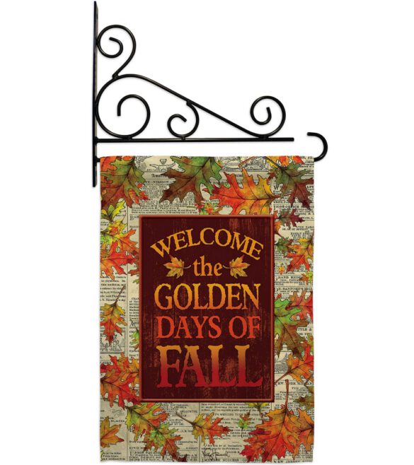 Golden Fall - Harvest & Autumn Fall Vertical Impressions Decorative Flags HG113101 Made In USA - Image 8