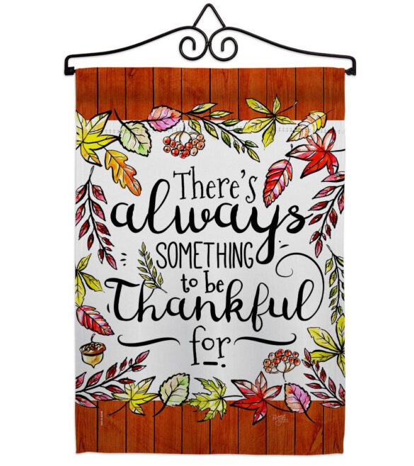 Always Something Thankful - Harvest & Autumn Fall Vertical Impressions Decorative Flags HG113112 Made In USA - Image 8