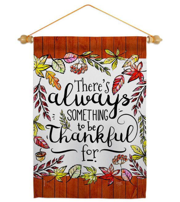 Always Something Thankful - Harvest & Autumn Fall Vertical Impressions Decorative Flags HG113112 Made In USA - Image 11
