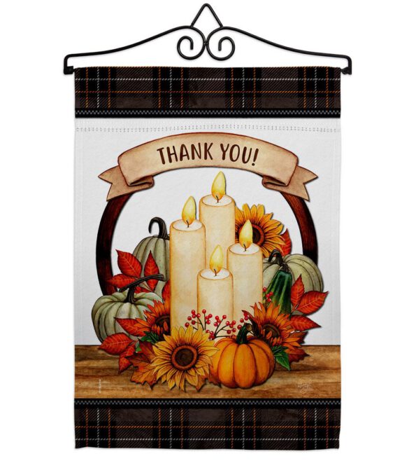 Autumn Candles - Harvest & Autumn Fall Vertical Impressions Decorative Flags HG113114 Made In USA - Image 8