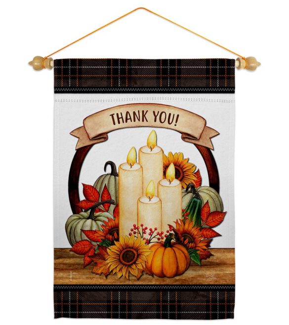 Autumn Candles - Harvest & Autumn Fall Vertical Impressions Decorative Flags HG113114 Made In USA - Image 11
