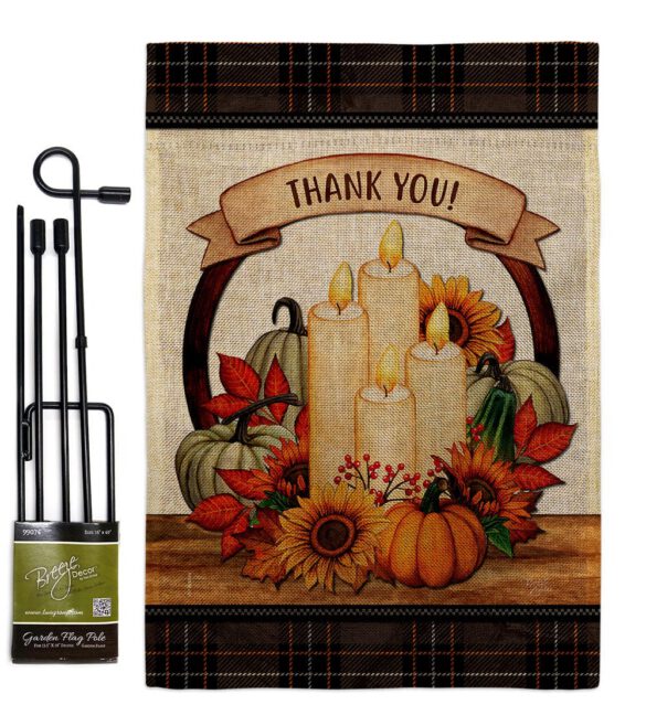 Autumn Candles - Harvest & Autumn Fall Vertical Impressions Decorative Flags HG113114 Made In USA - Image 17