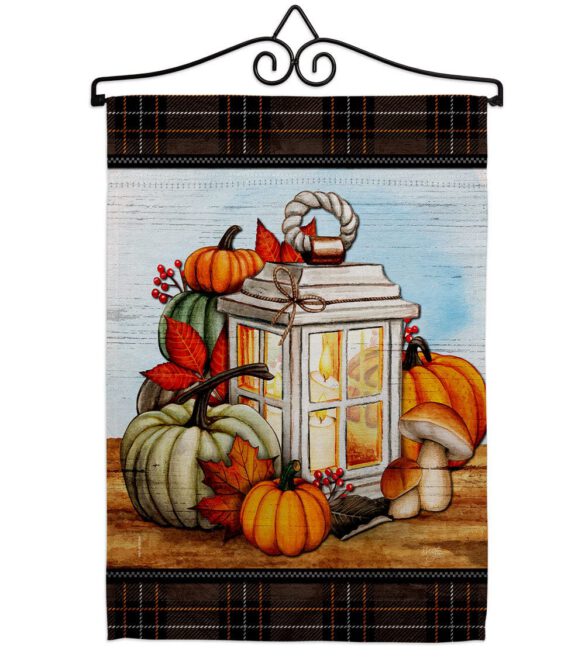 Fall Lantern - Harvest & Autumn Fall Vertical Impressions Decorative Flags HG113115 Made In USA - Image 7