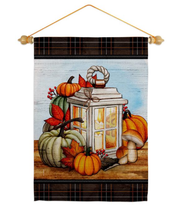 Fall Lantern - Harvest & Autumn Fall Vertical Impressions Decorative Flags HG113115 Made In USA - Image 10