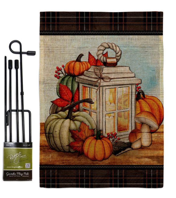 Fall Lantern - Harvest & Autumn Fall Vertical Impressions Decorative Flags HG113115 Made In USA - Image 16