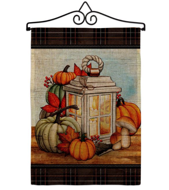 Fall Lantern - Harvest & Autumn Fall Vertical Impressions Decorative Flags HG113115 Made In USA - Image 19