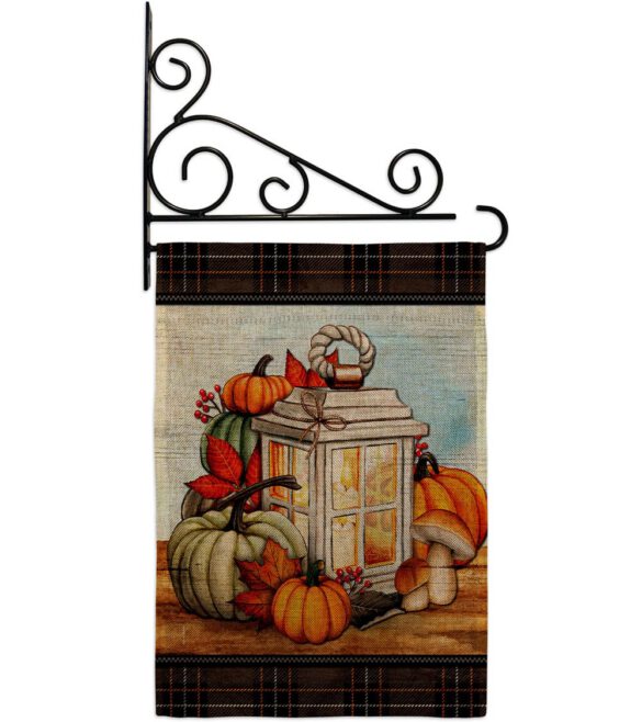 Fall Lantern - Harvest & Autumn Fall Vertical Impressions Decorative Flags HG113115 Made In USA - Image 20