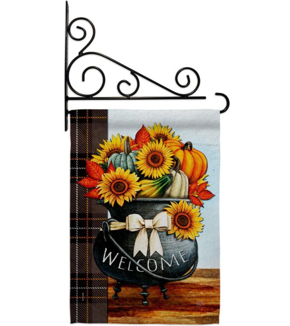 Autumn Fresh Pot - Harvest & Autumn Fall Vertical Impressions Decorative Flags HG113118 Made In USA - Image 9