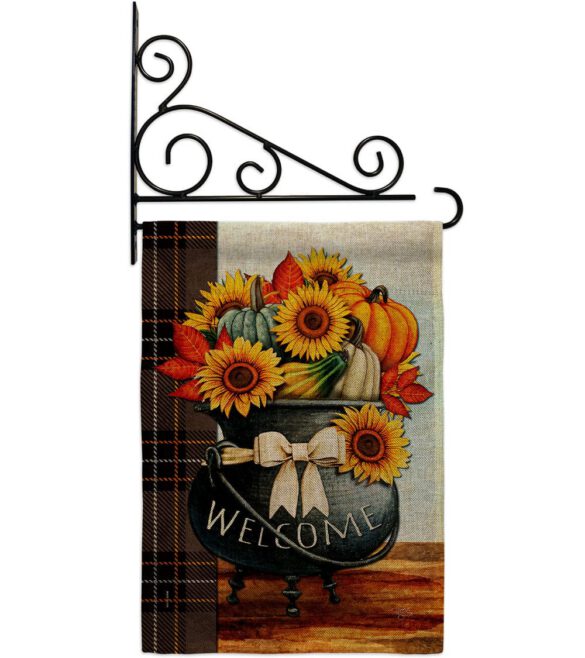Autumn Fresh Pot - Harvest & Autumn Fall Vertical Impressions Decorative Flags HG113118 Made In USA - Image 21