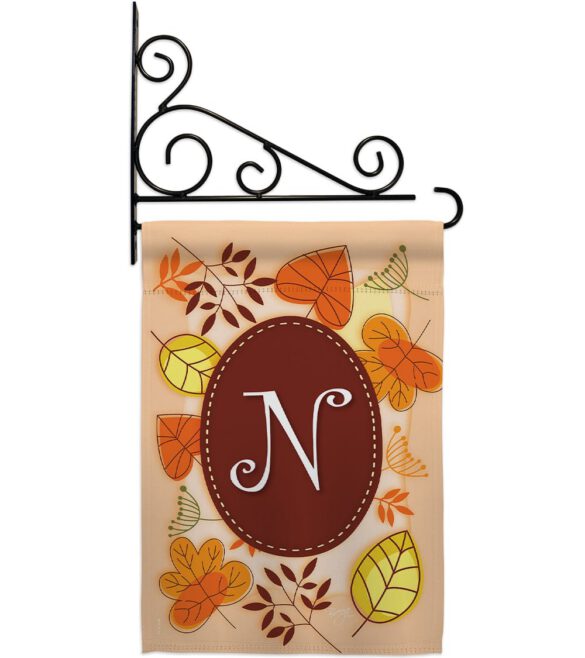 Autumn N Initial - Harvest & Autumn Fall Vertical Impressions Decorative Flags HG130040 Made In USA - Image 12