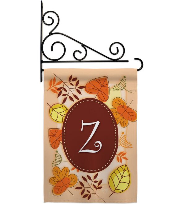 Autumn Z Initial - Harvest & Autumn Fall Vertical Impressions Decorative Flags HG130052 Made In USA - Image 12