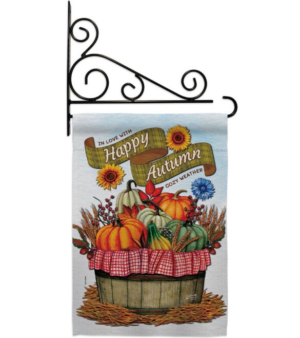 Cozy Autumn - Harvest Autumn Fall Vertical Impressions Decorative Flags HG130420 Made In USA - Image 17