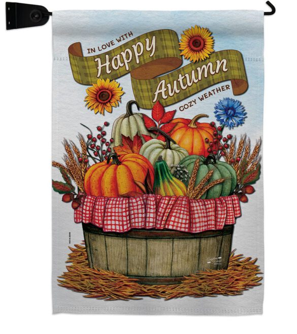 Cozy Autumn - Harvest Autumn Fall Vertical Impressions Decorative Flags HG130420 Made In USA - Image 18