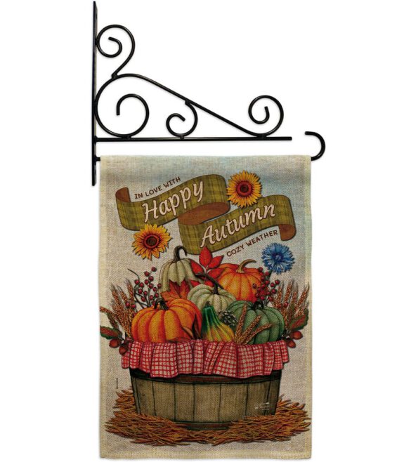 Cozy Autumn - Harvest Autumn Fall Vertical Impressions Decorative Flags HG130420 Made In USA - Image 38