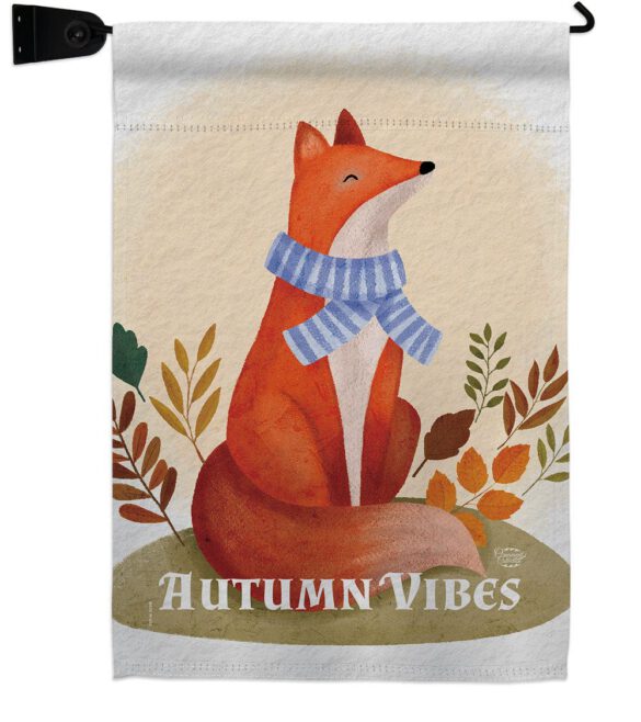 Autumn Fox - Harvest Autumn Fall Vertical Impressions Decorative Flags HG130426 Made In USA - Image 19