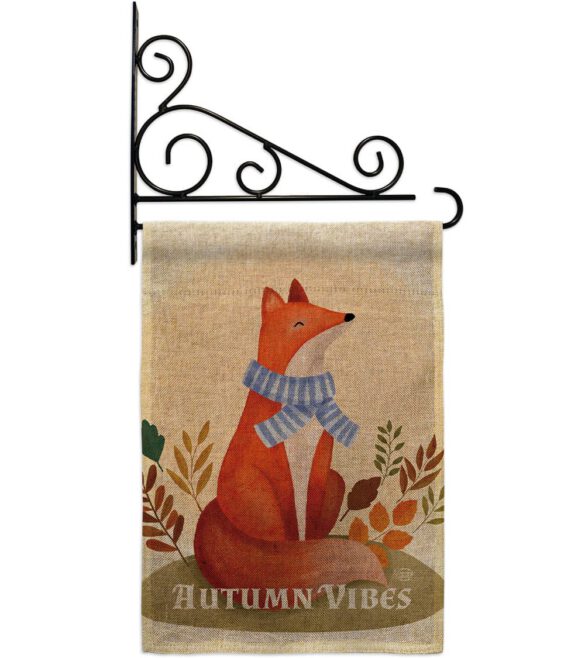 Autumn Fox - Harvest Autumn Fall Vertical Impressions Decorative Flags HG130426 Made In USA - Image 39