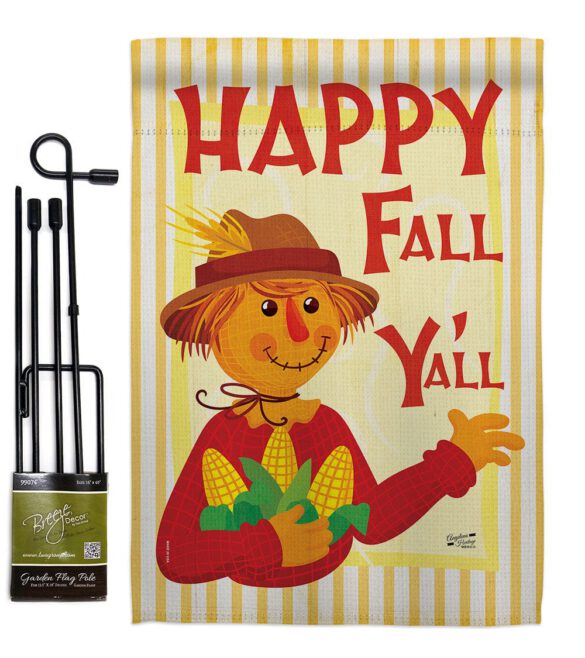 Fall Scarecrow - Harvest & Autumn Fall Vertical Impressions Decorative Flags HG137564 Made In USA - Image 4
