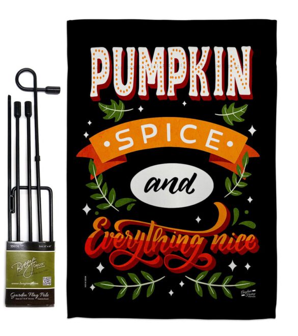 Everything Nice - Harvest & Autumn Fall Vertical Impressions Decorative Flags HG137581 Made In USA - Image 4