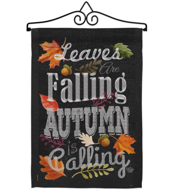 Autumn is Calling Fall - Harvest & Autumn Fall Vertical Impressions Decorative Flags HG191033 Made In USA - Image 8
