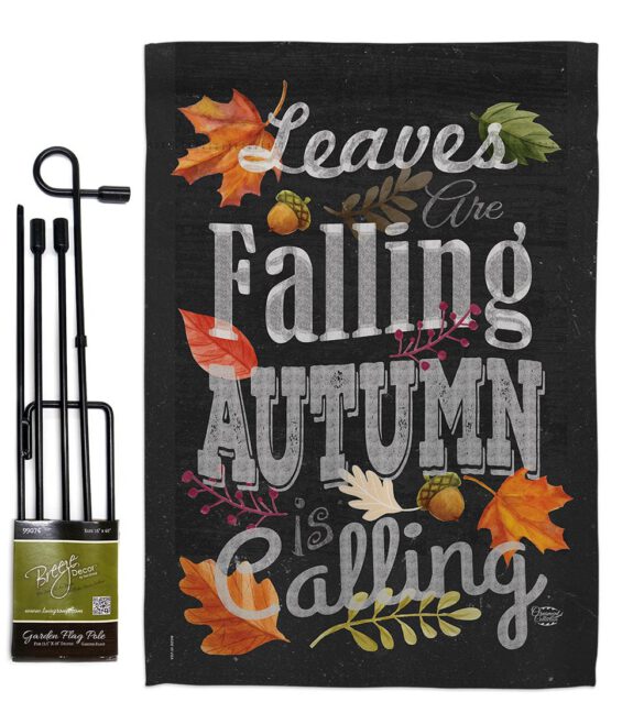 Autumn is Calling Fall - Harvest & Autumn Fall Vertical Impressions Decorative Flags HG191033 Made In USA - Image 5