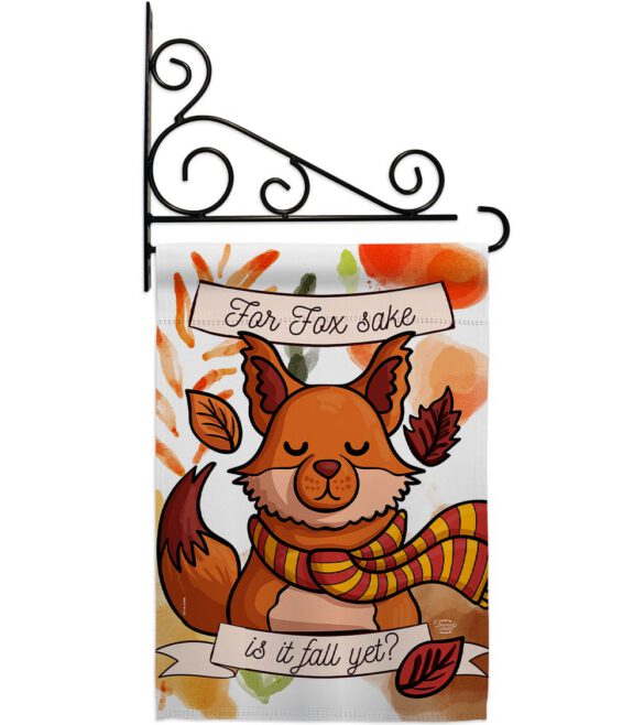 Fox Sake, Fall Yet - Harvest & Autumn Fall Vertical Impressions Decorative Flags HG192132 Made In USA - Image 11