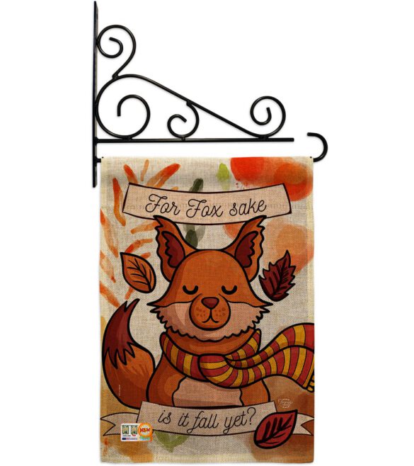 Fox Sake, Fall Yet - Harvest & Autumn Fall Vertical Impressions Decorative Flags HG192132 Made In USA - Image 12