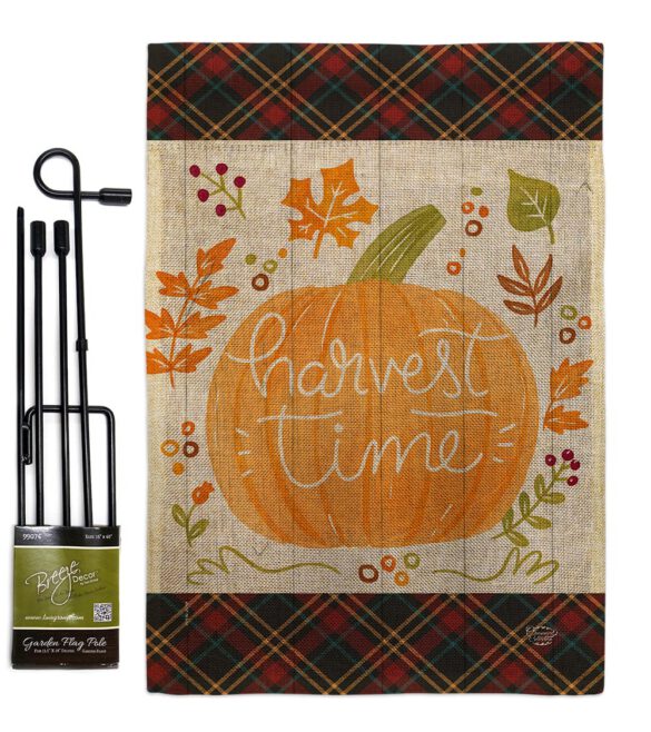 Harvest Time - Harvest & Autumn Fall Vertical Impressions Decorative Flags HG192274 Made In USA - Image 12