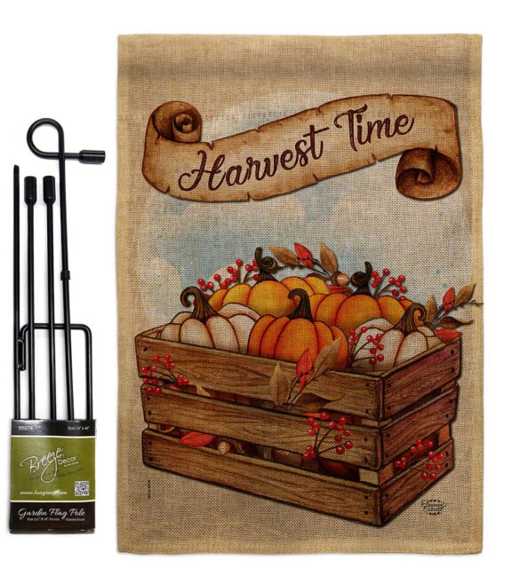 Harvest Time - Harvest & Autumn Fall Vertical Impressions Decorative Flags HG192299 Made In USA - Image 12