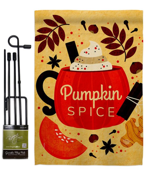 Fall Drinks - Harvest & Autumn Fall Vertical Impressions Decorative Flags HG192659 Made In USA - Image 4
