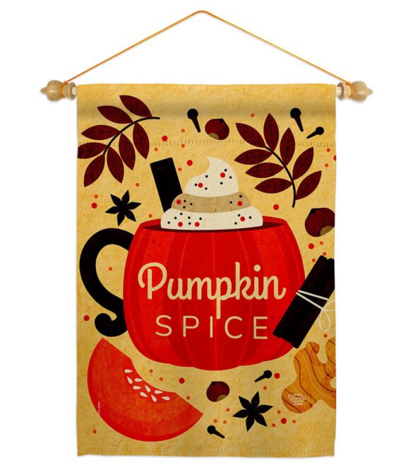 Fall Drinks - Harvest & Autumn Fall Vertical Impressions Decorative Flags HG192659 Made In USA - Image 10