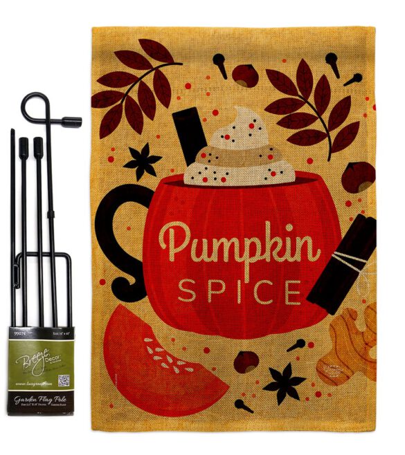 Fall Drinks - Harvest & Autumn Fall Vertical Impressions Decorative Flags HG192659 Made In USA - Image 16