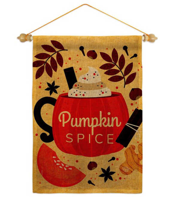 Fall Drinks - Harvest & Autumn Fall Vertical Impressions Decorative Flags HG192659 Made In USA - Image 22