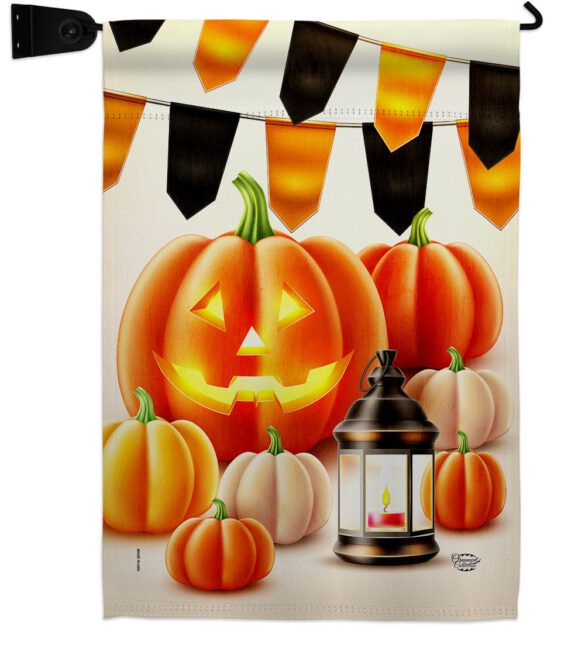 Halloween Lantern - Harvest & Autumn Fall Vertical Impressions Decorative Flags HG192680 Made In USA - Image 9