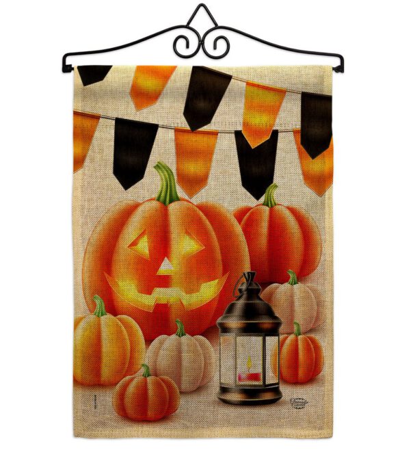 Halloween Lantern - Harvest & Autumn Fall Vertical Impressions Decorative Flags HG192680 Made In USA - Image 19