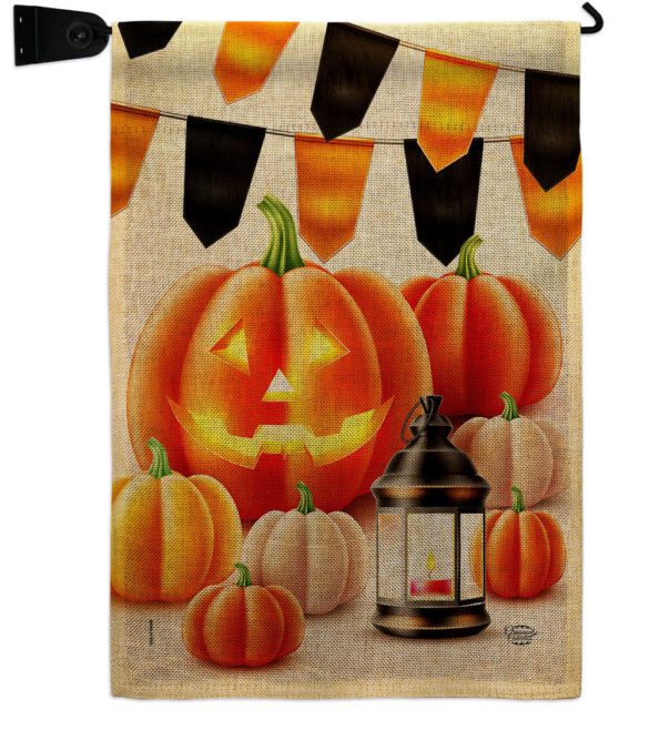 Halloween Lantern - Harvest & Autumn Fall Vertical Impressions Decorative Flags HG192680 Made In USA - Image 21
