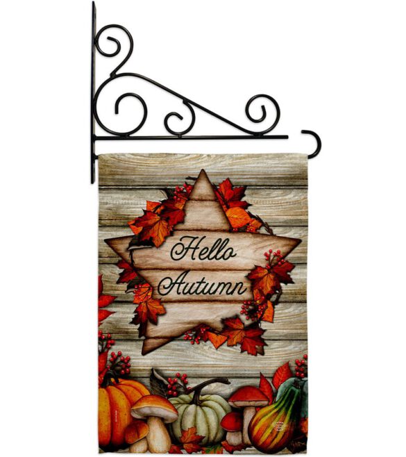 Autumn Farmhouse - Harvest & Autumn Fall Vertical Impressions Decorative Flags HG192704 Made In USA - Image 9