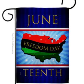 Freedom Day - Historic Americana Vertical Impressions Decorative Flags HG140996 Made In USA