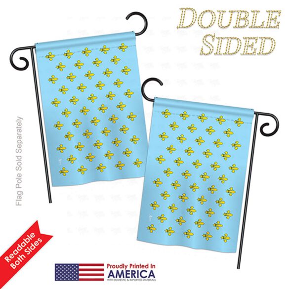 Fleur De Lis - Historic Americana Vertical Impressions Decorative Flags HG140713 Printed In USA - Image 4