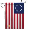 Betsy Ross Americana Historic Impressions Decorative Vertical Flag