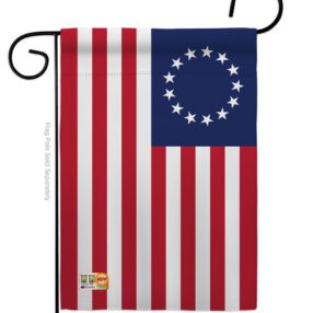 Betsy Ross Americana Historic Impressions Decorative Vertical Flag