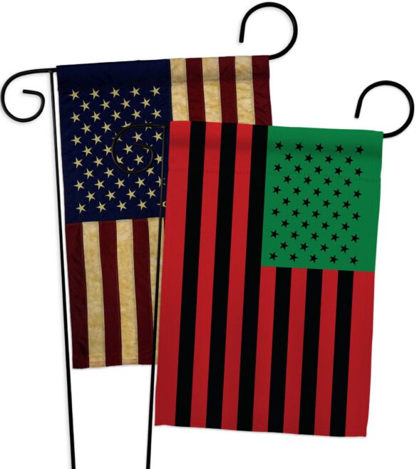 African American - Historic Americana Vertical Impressions Decorative Flags HG140726 Made In USA - Image 8