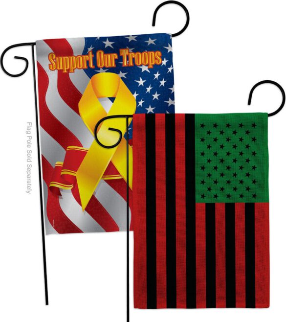 African American - Historic Americana Vertical Impressions Decorative Flags HG140726 Made In USA - Image 33