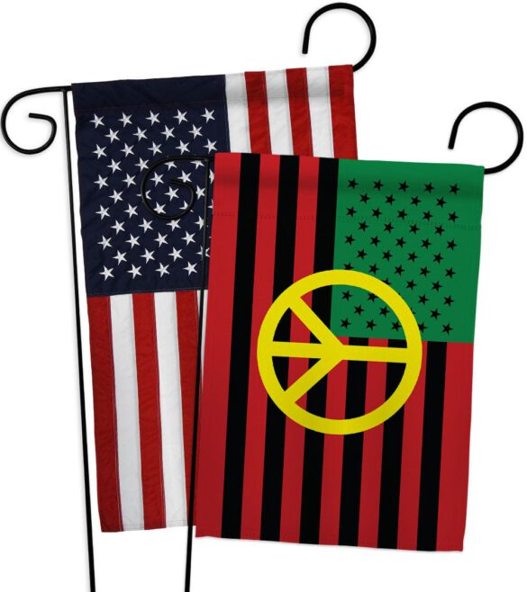 African American Peace - Historic Americana Vertical Impressions Decorative Flags HG140728 Made In USA - Image 10