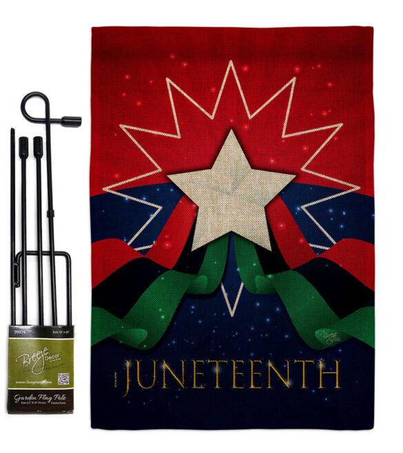 Happy Juneteenth Day - Historic Americana Vertical Impressions Decorative Flags HG108641 Made In USA - Image 14
