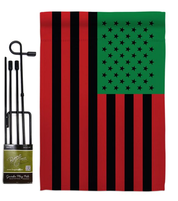 African American - Historic Americana Vertical Impressions Decorative Flags HG140726 Made In USA - Image 5