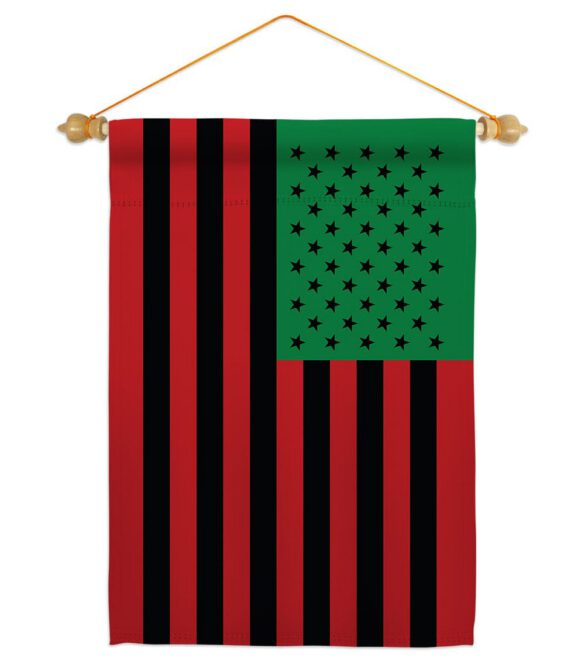 African American - Historic Americana Vertical Impressions Decorative Flags HG140726 Made In USA - Image 42