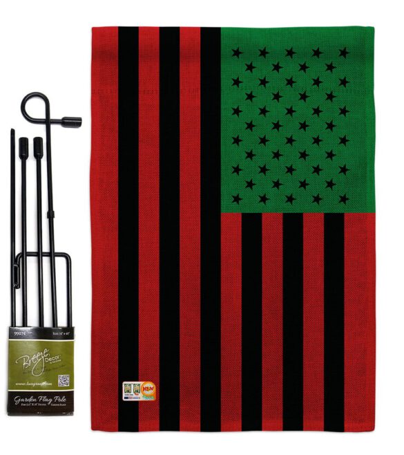 African American - Historic Americana Vertical Impressions Decorative Flags HG140726 Made In USA - Image 24
