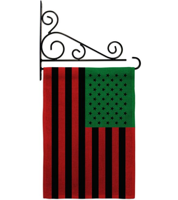 African American - Historic Americana Vertical Impressions Decorative Flags HG140726 Made In USA - Image 37