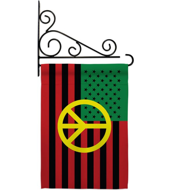 African American Peace - Historic Americana Vertical Impressions Decorative Flags HG140728 Made In USA - Image 18